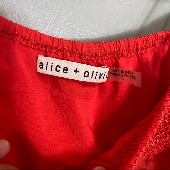 Alice + Olivia Kia Maxi Dress‎ Rainbow Tiered Size 2 - Picture 3 of 10